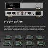 Auinshifiman Topping D70Pro OCTO HiFi DAC 8X CS43198 Chip Bluetooth 5.1 XMOS XU316 PCM768kHz/32bit & DSD512 preamplifier RCA/XLR Output Optical/USB/Coaxial/AES/EBU/BT Input USB Audio DAC (Black) view 3