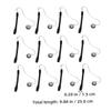 FELTECHELECTR 20pcs Lost Wrist Strap Adhesive Lanyard for Camera Lens Cover Polyester Wrist Lanyard for Camera Loop view 2
