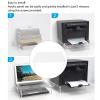Acrylic Riser Monitor Stand,Portable Multipurpose Clear Acrylic Laptop Stand Riser Universal Saves Space Computer Desk Organizer Shelf view 3