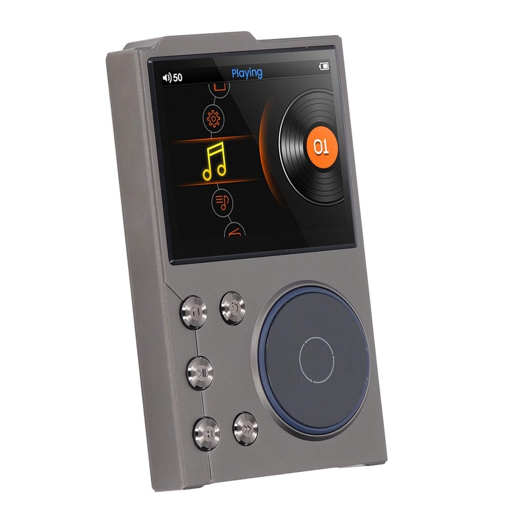 MP3 Player with Bluetooth 5.3, 16GB Digital Music Player 5.3 Lossless DSD DAC FLAC Player with 2.4inch HD Display Screen, Portable Audio Player, Supports Expanded Up to 256GB