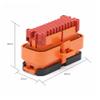 DLAHPJPT Automotive Electrical connectors 1 Set 35 Pin Automotive Water*/Proof PLC Controller Wiring Harness ECU Housing Straight Pin Looper Plug 776164-6 776231-6 776163-6(Female-01) view 2