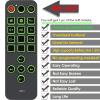 Replacement Remote Control for ViewSonic VS17337 VS18241 VS18242 M1 M1-S M1+ M1 Plus M1+ G2 Portable LED Projector Full HD Cinema Projectors (with Wall Mounting Bracket) view 3