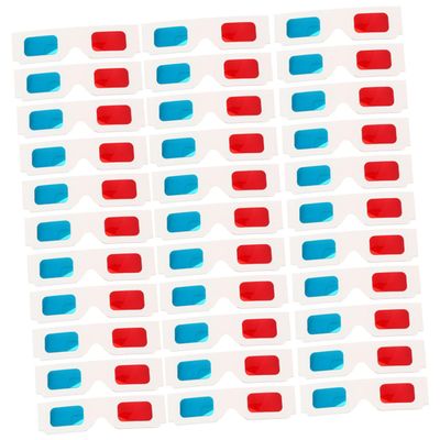 DirectNine Basics 60pcs Anaglyph for Movies Tv and Magazines Frames for Spectacular Visual
