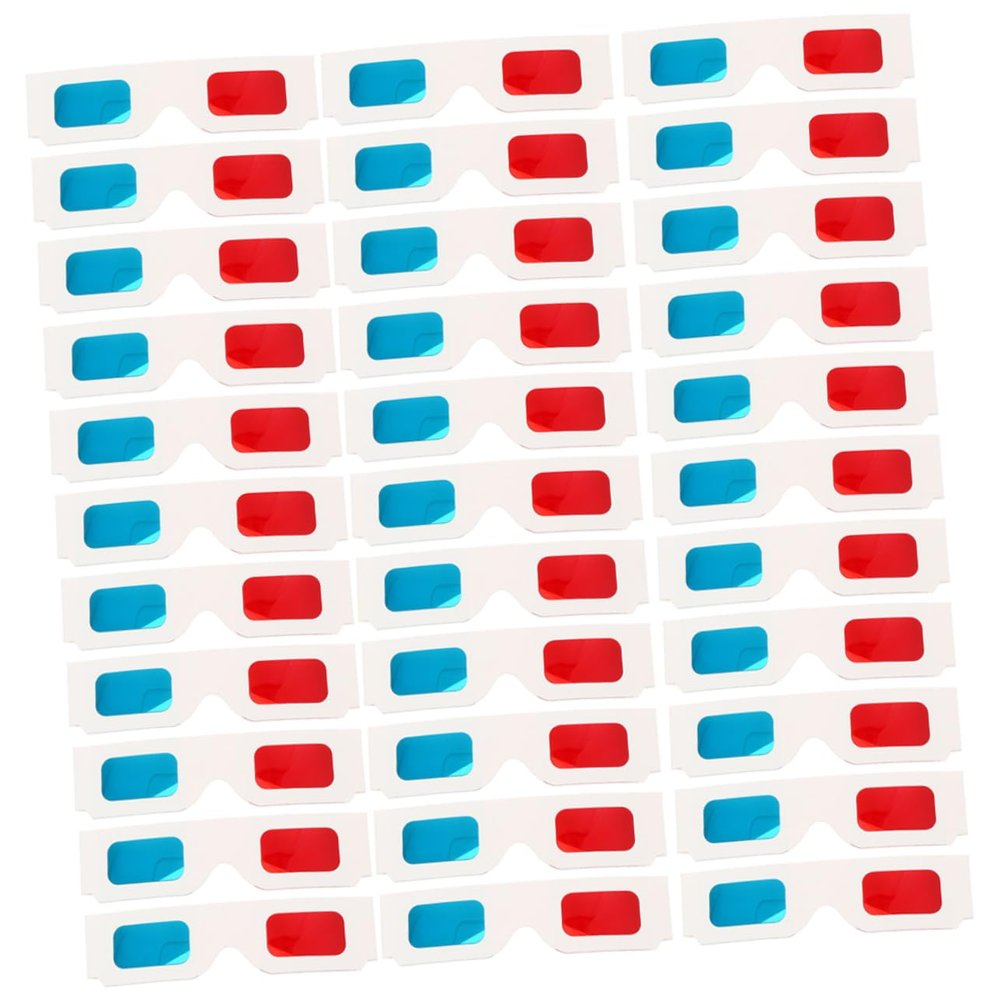 DirectNine Basics 60pcs Anaglyph for Movies Tv and Magazines Frames for Spectacular Visual