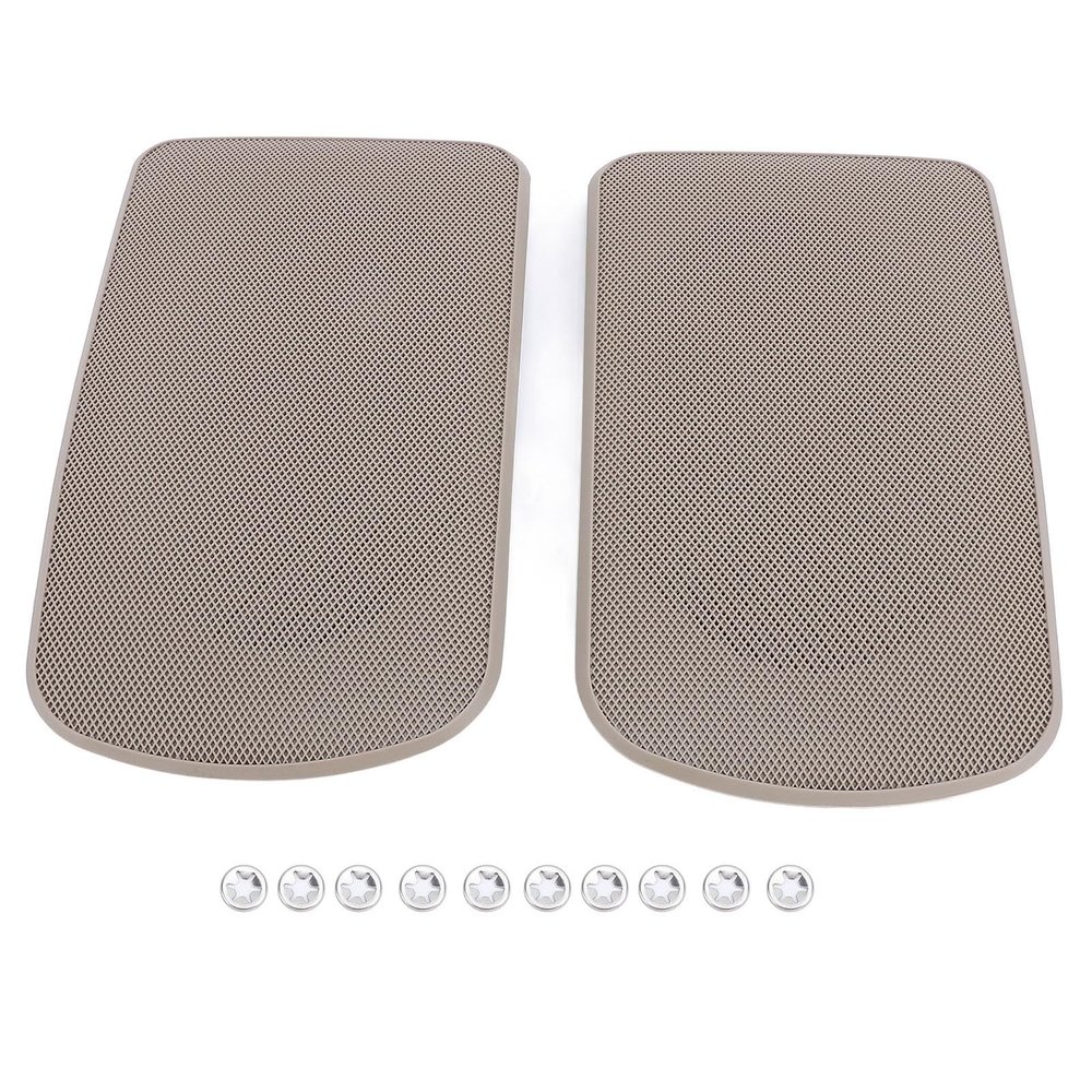 2PCS Rear Speaker Grille Cover 04007521AAE0, Speaker Grill Mesh Replacement for Car Sound System