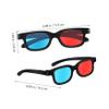 CAXUSD 10pcs Red- Lens Glasses for Movies Tv and Projectors Compatible Standard Monitors and Screens Lifelike Viewing view 2