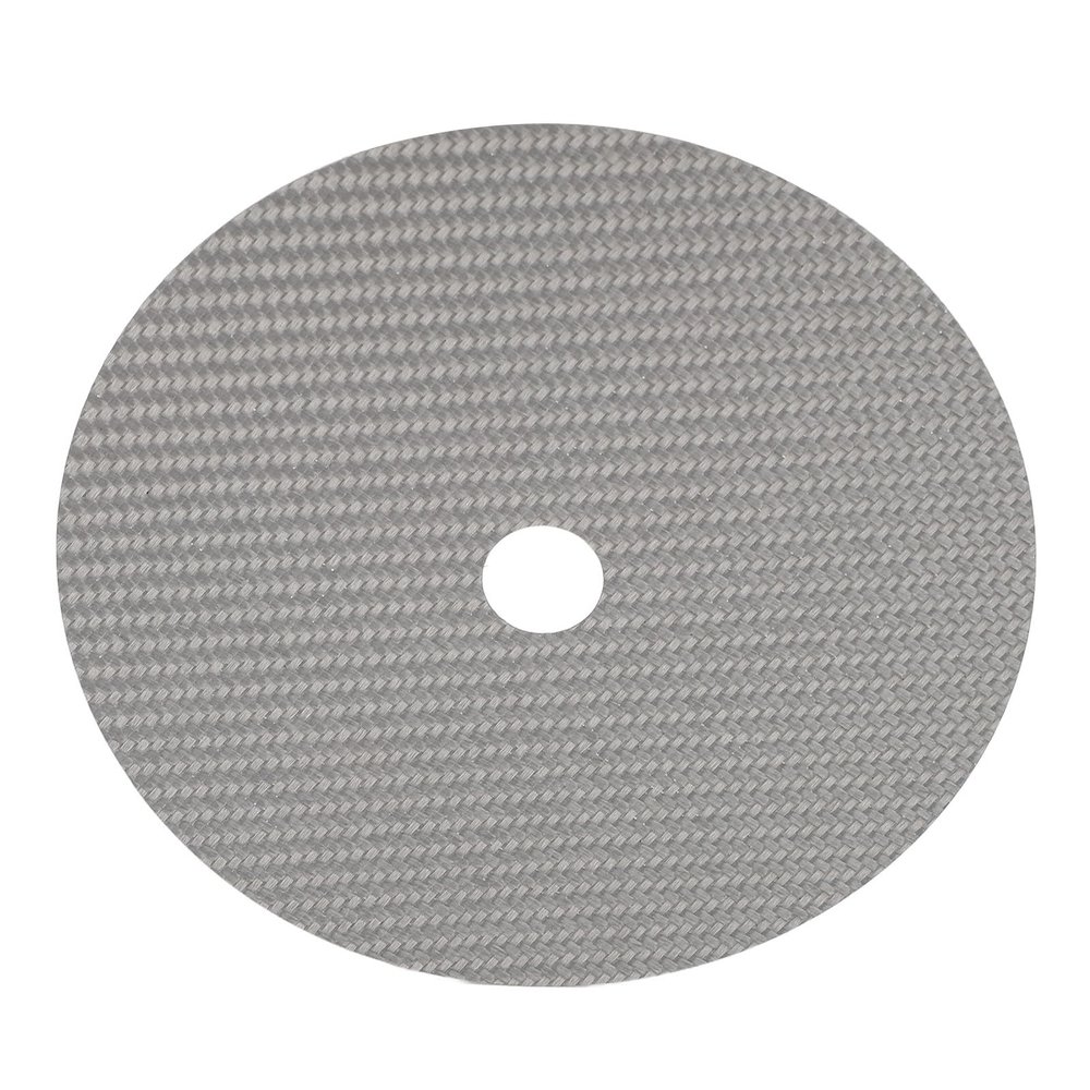 0.2mm Disc Stabilizer Carbon Fiber CD DVD Stabilizer Tuning Mat, Carbon Fiber CD Tuning Mat for CD Player, Vibration Absorption, Low Distortion Rate (Silver)