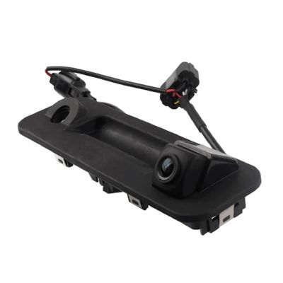 1 Piece Car Rear View Camera 95760-E6201 Reverse Park Assist Camera with Trunk Switch 95760 C1100 Compatible with Hyundai Sonata 2015-2017