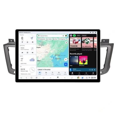 DUDUAUTO Android 13 Radio Stereo for Toyota RAV4 2013-2018 - (12GB+512GB), Biorunn DUDU7 13" Dual Band GPS Wireless Car-Play Android Auto Navi Upgrade Dash Kit