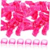 Pink PE Ear Covers 500pcs for Hair Dye Splash Protection view 1
