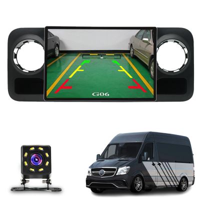 13.3 inch Car Radio for Mercedes-Benz Sprinter 2018-2022, Android Multimedia Video Audio Player Car Stereo Touch Screen Head Unit with Carplay GPS Bluetooth FM(Size:4+64 G)