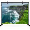 CHNYWORK 12x8ft Moher Cliffs Backdrop Green Grass Meadow Sea Waves Ireland Atlantic Ocean Scenery Background Europe Travel Hiking Camp Birthday Wedding Party Decor Portrait Photo Studio Props view 4