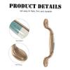 TOBBOMEY Oil Rubbed Cabinet Knobs Ceramic Handle for Dresser Modern Wardrobe Handle Easy Install view 2
