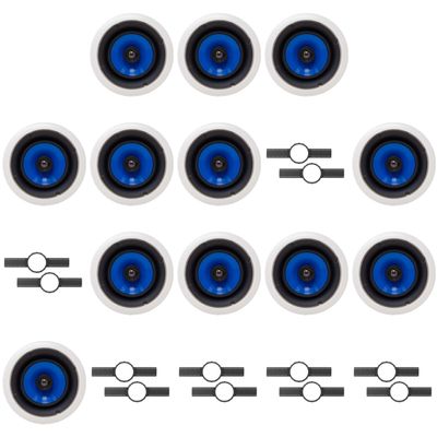 12 Legrand HT5650 5000 Series 6.5" in-Ceiling Speaker (Sold Individually) + Install KIT (PRE Construction Bracket)