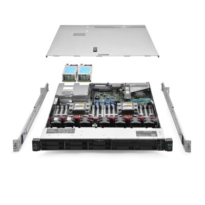 HPE ProLiant DL360 G10 Server 2X Silver 4112 2.60Ghz 8-Core 64GB RAM 8X Caddies (Renewed)