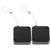 ULTECHNOVO 2pcs Retractable Steel Wire Cable Tether Lock for -Theft and Loss Prevention Automatic Telescopic Holder for Electronic Devices Compact and Convenient Design view 1