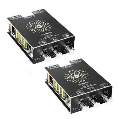 2PCS T220HS 440W Audio Amplifier Board with Treble and Bass Control TPA3251 Chips DC 12-36V 5.2 and AUX Inputs 2.0 Channel Stereo AMP Board for DIY Speakers