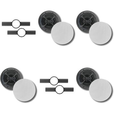 KLH (4) Faraday Series F-6800-DVC 8" in-Ceiling Speaker Installation KIT