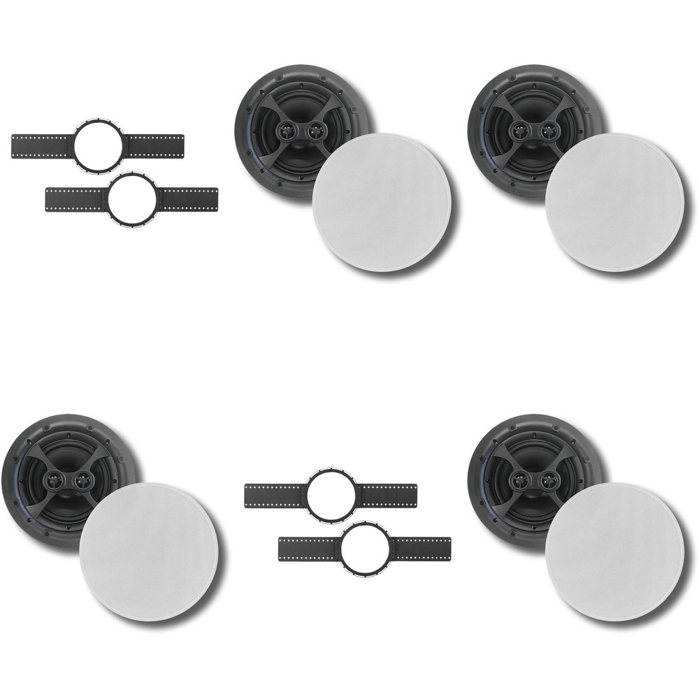 KLH (4) Faraday Series F-6800-DVC 8" in-Ceiling Speaker Installation KIT