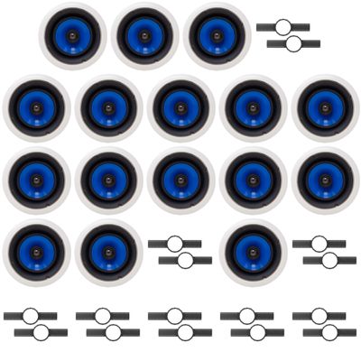 16 Legrand HT5650 5000 Series 6.5" in-Ceiling Speaker (Sold Individually) + Install KIT (PRE Construction Bracket)