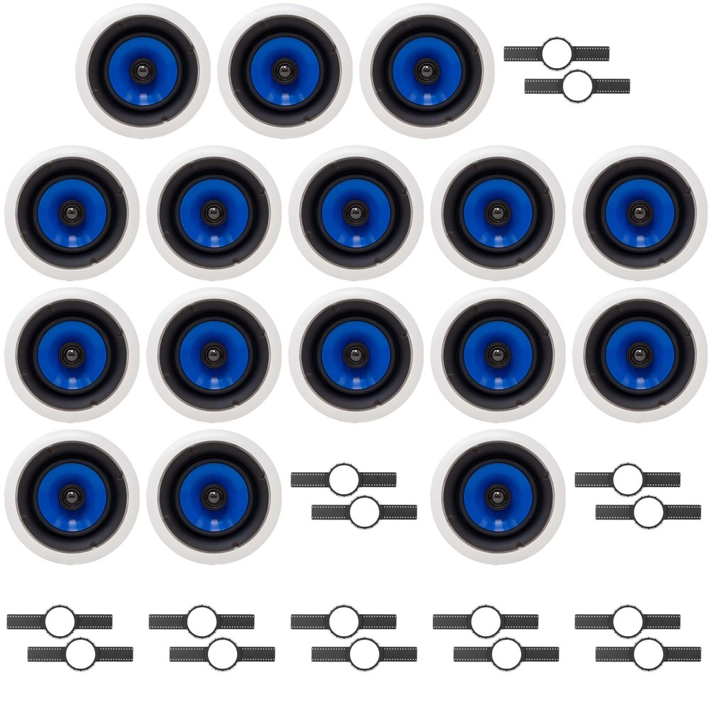 16 Legrand HT5650 5000 Series 6.5" in-Ceiling Speaker (Sold Individually) + Install KIT (PRE Construction Bracket)