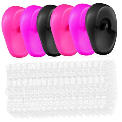 206pcs Silicone Ear Covers for Hair Dye and Shampoo Protection