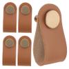 TOBBOMEY 6pcs Cabinet Handle Leather Pulls for Dresser Kitchen Pulls Replacement Door Handle Knobs Furniture Accessory view 1