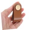 TOBBOMEY 6pcs Cabinet Handle Leather Pulls for Dresser Kitchen Pulls Replacement Door Handle Knobs Furniture Accessory view 3