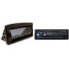 Alpine UTE-73BT Mech-Less Digital Media Receiver with Creative Audio CAMC1B Marine Single DIN Radio Mounting Kit with Retractable Cover (Black) view 1