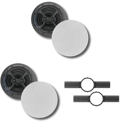 KLH (2) Faraday Series F-6800-DVC 8" in-Ceiling Speaker Installation KIT