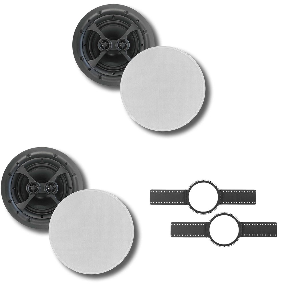 KLH (2) Faraday Series F-6800-DVC 8" in-Ceiling Speaker Installation KIT