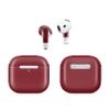 (2 Pack) Headphone Skin Compatible with Apple AirPods 4 - Solid Burgundy - Premium 3M Vinyl Protective Wrap Decal Cover - Easy to Apply | Crafted in The USA by MightySkins view 1
