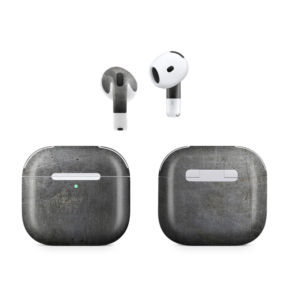 (2 Pack) Headphone Skin Compatible with Apple AirPods 4 - Scratched Up - Premium 3M Vinyl Protective Wrap Decal Cover - Easy to Apply | Crafted in The USA by MightySkins