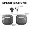 (2 Pack) Headphone Skin Compatible with Apple AirPods 4 - Scratched Up - Premium 3M Vinyl Protective Wrap Decal Cover - Easy to Apply | Crafted in The USA by MightySkins view 2