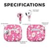 (2 Pack) Headphone Skin Compatible with Apple AirPods 4 - Sakura Pink - Premium 3M Vinyl Protective Wrap Decal Cover - Easy to Apply | Crafted in The USA by MightySkins view 2