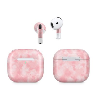 (2 Pack) Headphone Skin Compatible with Apple AirPods 4 - Cotton Cloud - Premium 3M Vinyl Protective Wrap Decal Cover - Easy to Apply | Crafted in The USA by MightySkins