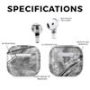 (2 Pack) Headphone Skin Compatible with Apple AirPods 4 - Dead Wood - Premium 3M Vinyl Protective Wrap Decal Cover - Easy to Apply | Crafted in The USA by MightySkins view 2