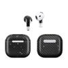 Carbon Fiber (2 Pack) Headphone Skin Compatible with Apple AirPods 4 - Deep Space - Premium 3M Vinyl Protective Wrap Decal Cover - Easy to Apply | Crafted in The USA by MightySkins view 1