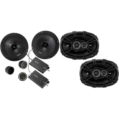 Kicker 46CSS674 CS-Series CSS67 6.75-Inch (165mm) Component System with .75-inch tweeters w/ 43DSC69304 6x9 Coaxial Bundle