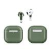 (2 Pack) Headphone Skin Compatible with Apple AirPods 4 - Solid Olive - Premium 3M Vinyl Protective Wrap Decal Cover - Easy to Apply | Crafted in The USA by MightySkins view 1