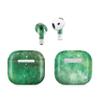 (2 Pack) Headphone Skin Compatible with Apple AirPods 4 - Green Stars - Premium 3M Vinyl Protective Wrap Decal Cover - Easy to Apply | Crafted in The USA by MightySkins view 1