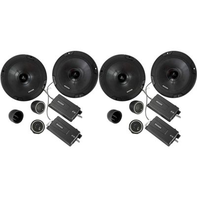 Kicker 46CSS674 CS-Series CSS67 6.75-Inch (165mm) Component System with .75-inch tweeters w/ 46CSS674 6.75" Component Bundle