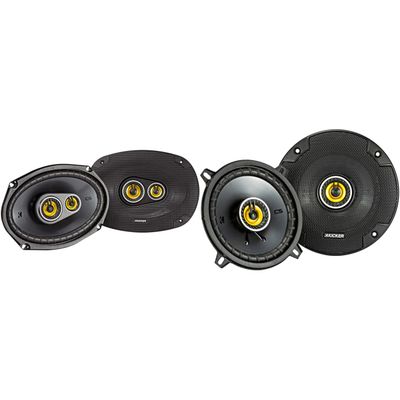 Kicker 46CSC6934 CS-Series CSC693 6x9-Inch (160x230mm) 3-Way Speakers w/ 46CSC54 5.25" Coaxial Bundle