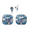(2 Pack) Headphone Skin Compatible with Apple AirPods 4 - Blue Meanies - Premium 3M Vinyl Protective Wrap Decal Cover - Easy to Apply | Crafted in The USA by MightySkins view 1