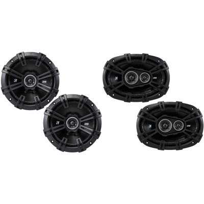 Kicker DSC6930 6x9-Inch (160x230mm) 3-Way Speakers w/ 43DSC6704 6.75" Coaxial Bundle