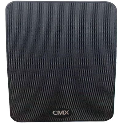 CMX Audio WSK-523S 2-Way Wall Mount Speaker, Black; 30W Rated Power Output; 30/15/7.5/3.75W Power Taps at 8 Ohms; 5.25" Paper Dual Cone Speaker; ABS Enclosure; Waterproof Finish Metal Grille
