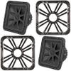 Kicker (2) 45L7R122 L7R 12-Inch (30cm) Subwoofer, Dual Voice Coil, 2-Ohm w/Charcoal LED Grill Bundle view 1