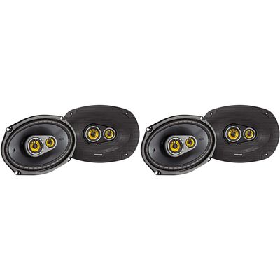 Kicker 46CSC6934 CS-Series CSC693 6x9-Inch (160x230mm) 3-Way Speakers w/ 46CSC6934 6x9 Coaxial Bundle