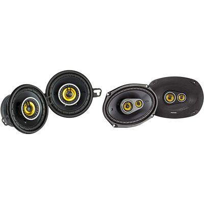 Kicker 46CSC6934 CS-Series CSC693 6x9-Inch (160x230mm) 3-Way Speakers w/ 46CSC354 3.5" Coaxial Bundle