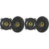 Kicker 46CSC44 CS-Series CSC4 4-Inch (100mm) Coaxial Speakers w/ 46CSC44 4" Coaxial Bundle view 1